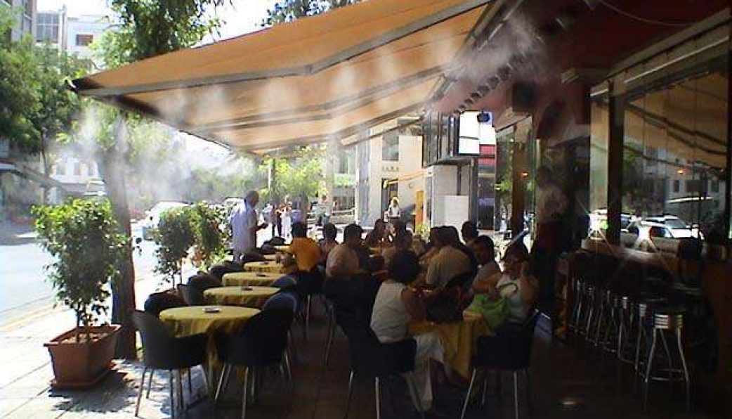 hệ thống phun sương ống đồng