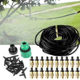 Bộ KIT Phun Sương Tưới Cây 20 Béc Bằng Đồng Tưới Lan, Cây Cảnh