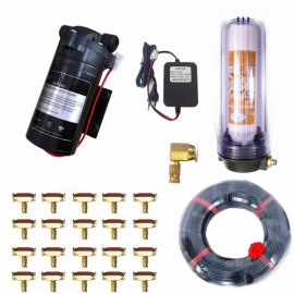 Bộ phun sương 20 đầu phun - Bơm GFP50 lọc rác 20M dây Bộ phun sương 20 đầu phun - Bơm GFP50 lọc rác 20M dây
