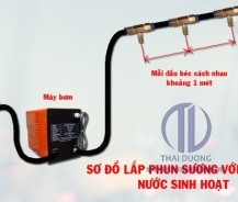 HƯỚNG DẪN LẮP ĐẶT MÁY PHUN SƯƠNG ĐÚNG CHUẨN