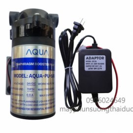 Máy bơm nước mini 24V có thể dùng bơm phun sương áp lực kèm nguồn Adaptor 24V