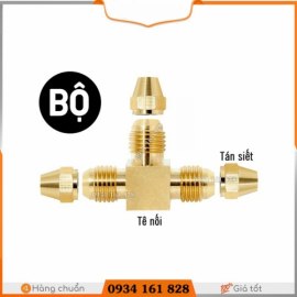 Tê đồng 6ly hệ thống phun sương ống đồng cao áp Tê đồng 6ly hệ thống phun sương ống đồng cao áp
