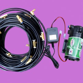 Trọn combo máy phun sương làm mát 20 béc phụn kiện đầy đủ Trọn combo máy phun sương làm mát 20 béc phụn kiện đầy đủ
