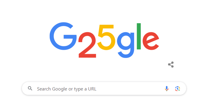 Mừng sinh nhật lần thứ 25 của chị Google